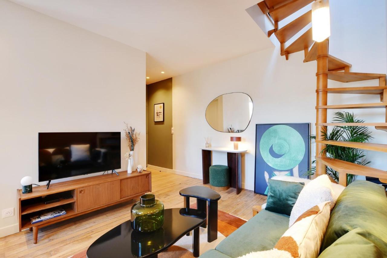 Ferienwohnung Luxury Duplex Boulogne-Billancourt Exterior foto
